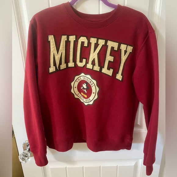 Mickey university style sweatshirt. NWOT. Sz Sm. - Picture 1 of 4
